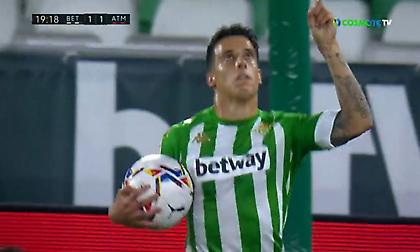 Μπέτις-Ατλέτικο: Ο Καράσκο «χτύπησε» νωρίς, απάντησαν οι γηπεδούχοι με τον Τέγιο (vids)