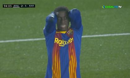 Φάση διαρκείας στο 94' και δοκάρι για την Μπαρτσελόνα! (video)