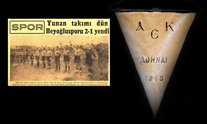 Ευχήθηκε στην ΑΕΚ με ιστορικό λάβαρο ο Α.Σ. Πέρα (pic)
