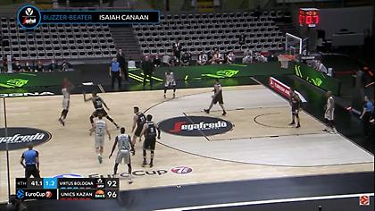 Eurocup: Το τρίποντο του Κάνααν από το… logo στην κορυφή! (video)