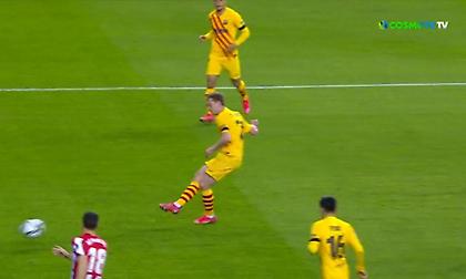 Δοκάρι για την Μπαρτσελόνα στο 4ο λεπτό του τελικού! (video)