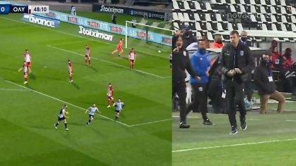 Η αντίδραση του Γκαρσία στο 1-0 (video)