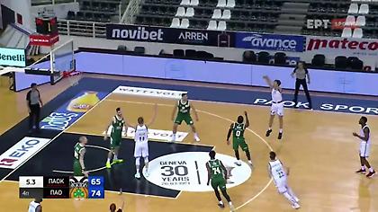 Το πρώτο επαγγελματικό καλάθι του Ρούμογλου με τον ΠΑΟΚ (video)