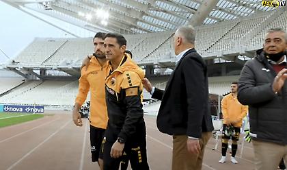 Η αγκαλιά Χιμένεθ-Ανσαριφάρντ στην παρακάμερα του ΑΕΚ-Αστέρας (video)