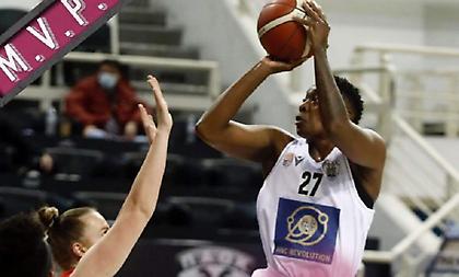 Α1 Γυναικών: MVP η Στέφανι Μάντεν