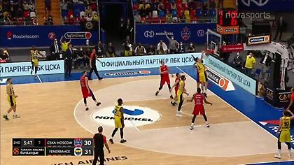 Ωραία επίθεση και κάρφωμα του Μπιμπέροβιτς (video)