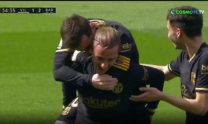 Τα highlights από τη νίκη της Μπαρτσελόνα επί της Βιγιαρεάλ