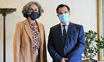 Συναντήθηκε με Γεωργιάδη, Μπακογιάννη η Σακοράφα