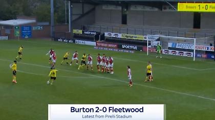 Φοβερή εκτέλεση φάουλ στις... αράχνες στην League One της Αγγλίας! (video)