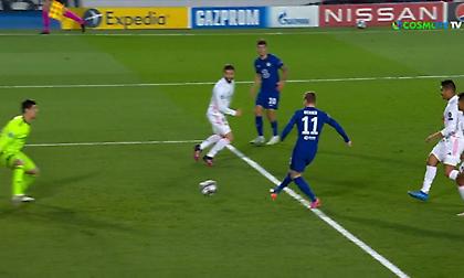 Απίθανη απόκρουση του Κουρτουά στο σουτ του Βέρνερ! (video)