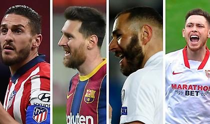 Βαθμολογία La Liga: Πρώτη η Ατλέτικο, καραδοκούν Ρεάλ, Μπάρτσα και Σεβίλλη!