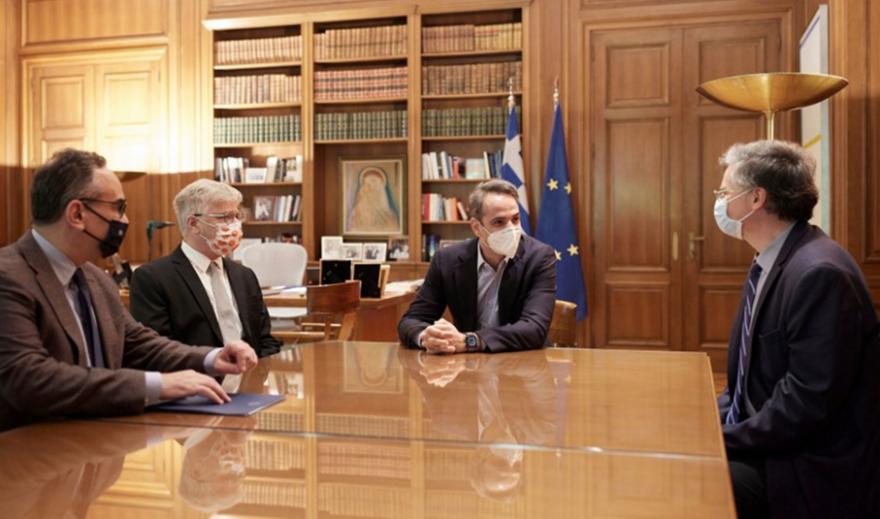 Συνάντηση Μητσοτάκη-Aρμπέρ, κλινικές δοκιμές φαρμάκου COVID