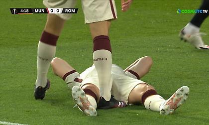 Τρεις αναγκαστικές αλλαγές στο ημίχρονο για τη Ρόμα (video)