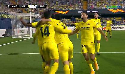 Άνοιξε το σκορ στο 5' με τον Τριγκέρος η Βιγιαρεάλ! (video)