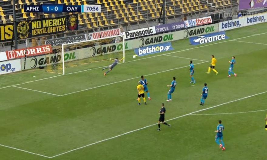 Φαλτσαριστό σουτ του Σάσα, λίγο άουτ η μπάλα (video)