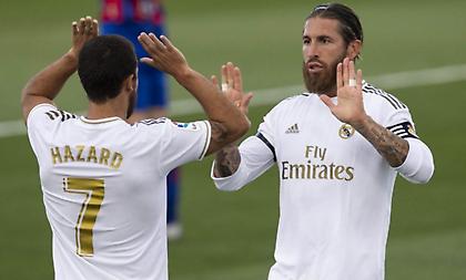 Η ενδεκάδα της Ρεάλ Μαδρίτης: Βασικοί Σέρχιο Ράμος και Αζάρ