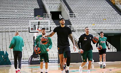 Η τελευταία προπόνηση του Παναθηναϊκού πριν τον τελικό Κυπέλλου (video)