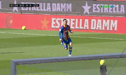 Τρομερό σπριντ... 20χρονου από τον Μέσι για να διορθώσει λάθος του! (video)