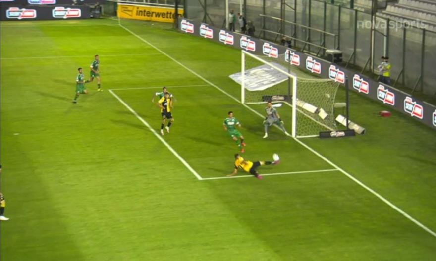 Άγγιξε το 2-0 για την ΑΕΚ ο Γαλανόπουλος