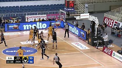 ΑΕΚ-ΠΑΟΚ: Το coast to coast του Χρυσικόπουλου και μπροστά η ΑΕΚ