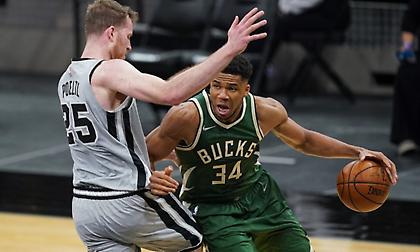 Το πάλεψε ο Γιάννης κόντρα στους εξαιρετικούς Σπερς