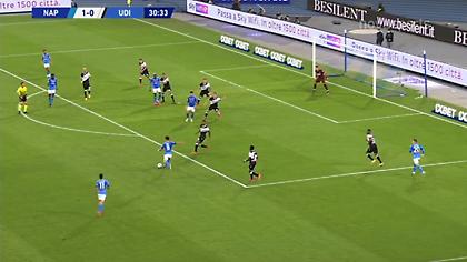 Η γκολάρα του Φαμπιάν Ρουίθ για το 2-0 της Νάπολι κόντρα στην Ουντινέζε
