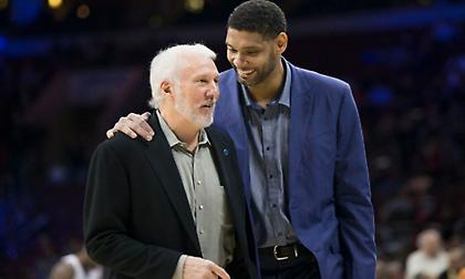 Μέγας Πόποβιτς: Έλειψε από ματς των Σπερς για να βρεθεί στην τελετή εισόδου του Ντάνκαν στο HoF!