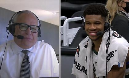 Υπόκλιση Γιάννη Αντετοκούνμπο στη φωνή των Μπακς