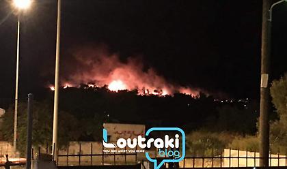 Μεγάλη πυρκαγιά στον Σχίνο Κορινθίας