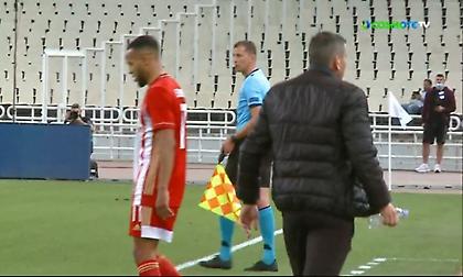 Τα νεύρα του Γκαρσία για φάουλ που καταλογίστηκε στον Μπάμπα