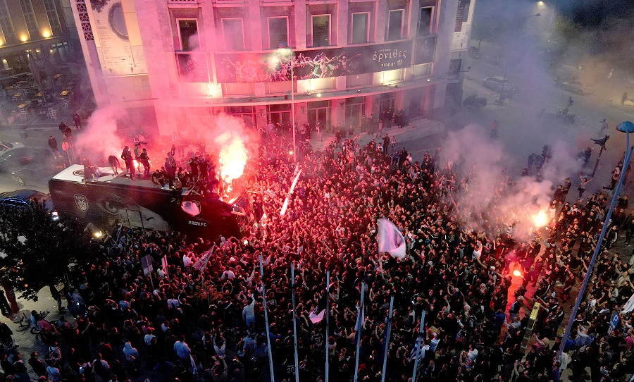 ΠΑΟΚ: Πάρτι μέχρι το ξημέρωμα στη Θεσσαλονίκη