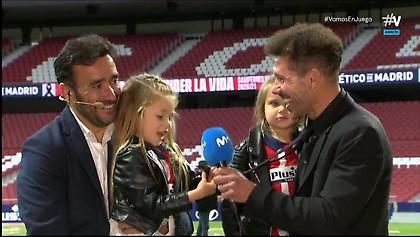 Απίθανο βίντεο: Η κόρη του Σιμεόνε τραγουδά τον ύμνο της Ατλέτικο