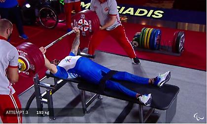 Άρση Βαρών σε πάγκο: Στο technical challenge έχασε το χρυσό μετάλλιο ο Μωυσιάδης