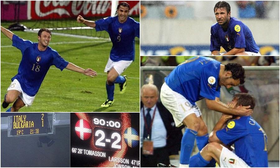 Euro 2004: Το 2-2 που απέκλεισε την εθνική Ιταλίας