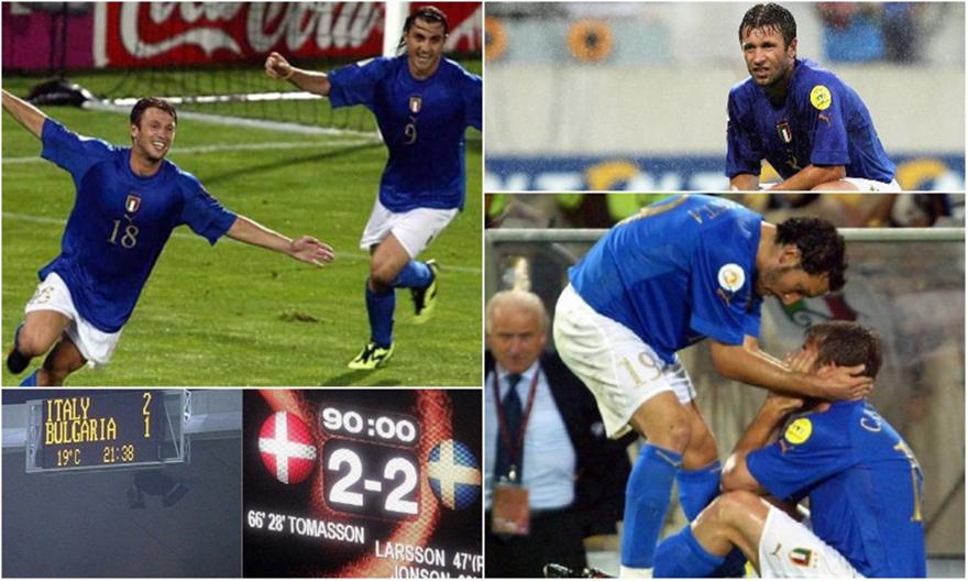 Euro 2004: Το «μπισκότο» του Δανία-Σουηδία που πίκρανε τον Κασάνο και την Ιταλία