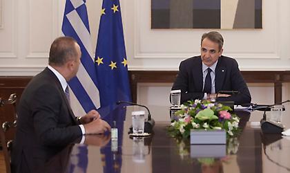 Σε καλό κλίμα η συνάντηση Μητσοτάκη- Τσαβούσογλου - Τί συζήτησαν