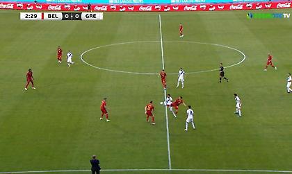 Τα highlights από την ισοπαλία της Ελλάδας με το Βέλγιο στις Βρυξέλλες
