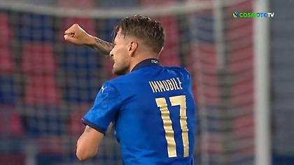 Ιμόμπιλε, Μπαρέλα, κόντρες και... 2-0 η Ιταλία την Τσεχία στο ημίχρονο!