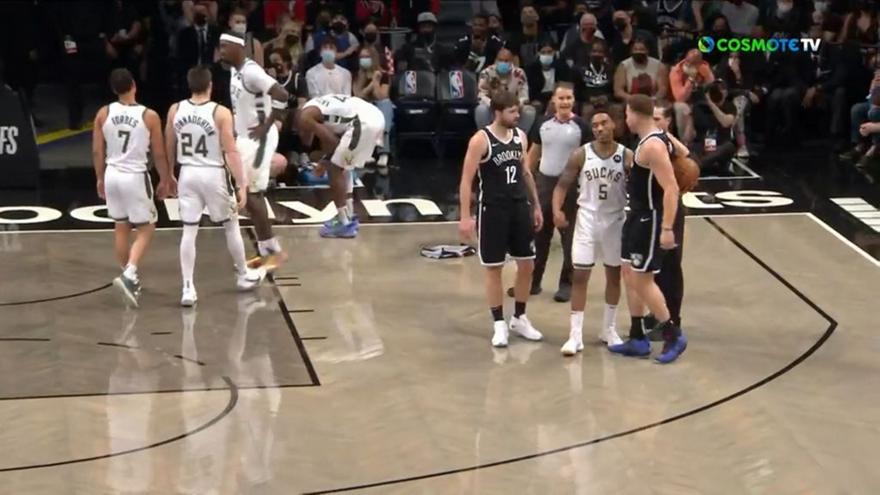 Ένταση και… step over Γκρίφιν και Θανάση Αντετοκούνμπο