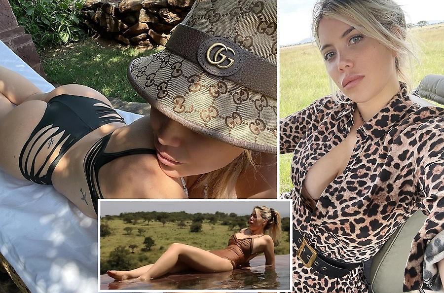 Η αποκαλυπτική πόζα της Γουάντα Νάρα στην Τανζανία