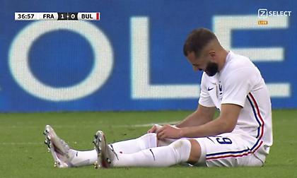 Αποχώρησε τραυματίας ο Μπενζεμά!