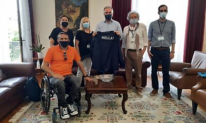 Συναντήσεις αντιπροσωπείας της ΕΑΟΜ-ΑμεΑ με Σταύρο Καλαφάτη και Βούλα Πατουλίδου