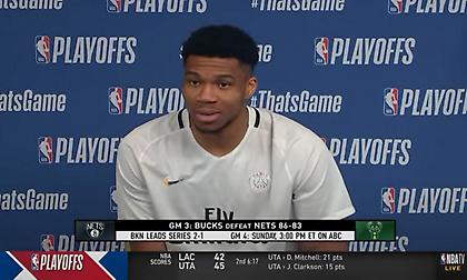 Αντετοκούνμπο: «Η νίκη είναι σημαντική, είτε με έναν είτε με 40 πόντους διαφορά»