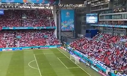 Εκπληκτική στιγμή: Δανοί και Φινλανδοί φωνάζουν μαζί το όνομα του Έρικσεν!