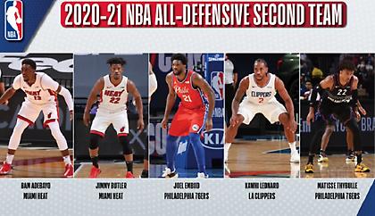 Γιάννης Αντετοκούνμπο: Ξανά στην κορυφαία αμυντική πεντάδα