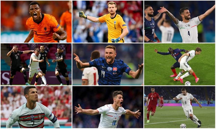 Euro 2020: Η κορυφαία ενδεκάδα της πρώτης αγωνιστικής