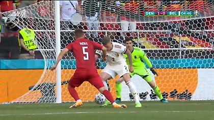 Δανία-Βέλγιο: Τρελός ρυθμός με εκατέρωθεν χαμένες ευκαιρίες στα πρώτα λεπτά