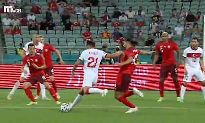 Μείωσε 2-1 η Τουρκία με τρομερό γκολ του Καχβετσί!