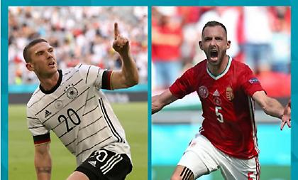 Οι ενδεκάδες του Γερμανία-Ουγγαρία