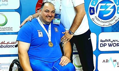 Χρυσό μετάλλιο ο Κώστας Δήμου στο Παγκόσμιο Κύπελλο άρσης βαρών σε πάγκο «Ντουμπάι 2021»